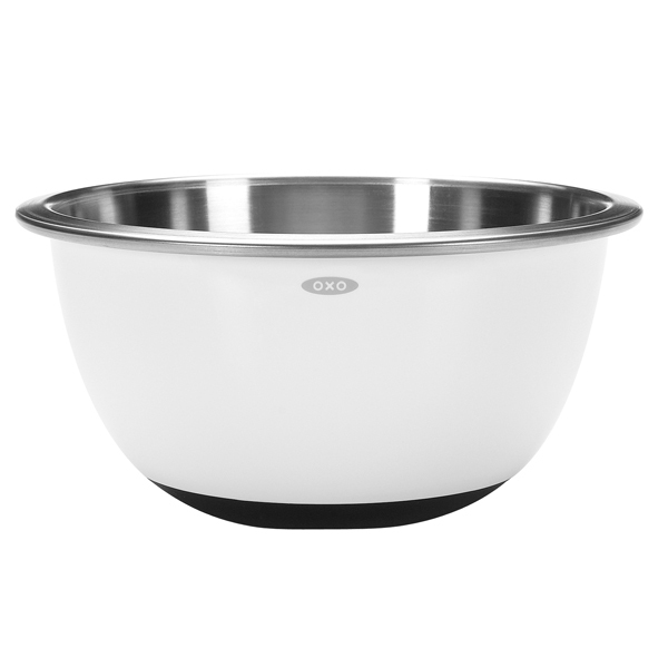 OXO オクソー ステンレス ミキシングボウル(中) ホワイト ｜ OXO