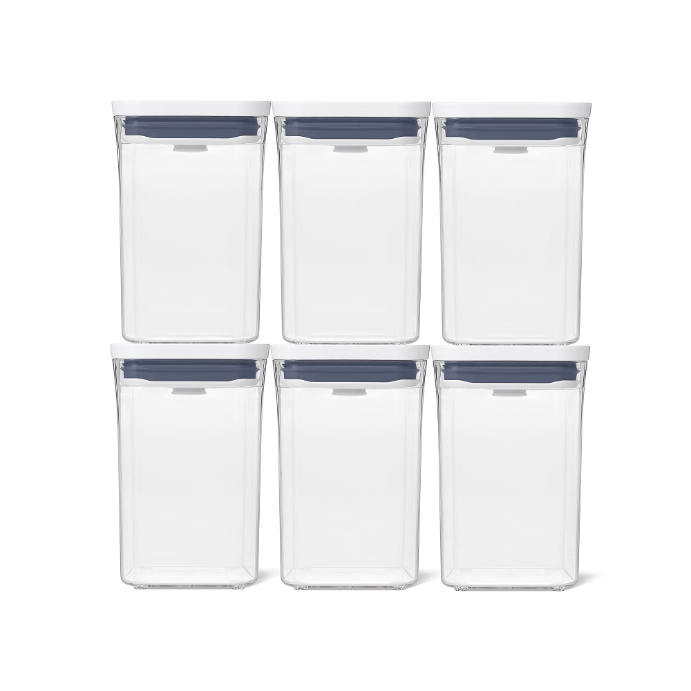 OXO オクソー ポップコンテナレクタングルショート6ピースセット