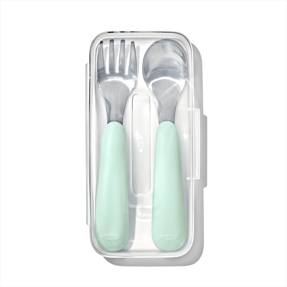 イギリス アンティーク oxo 缶 大小２個oxoボトル oxoスプーン セット OXO オクソー Tot スプーン&フォークセット(ケース付き) オパール