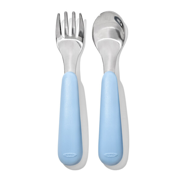 OXO オクソー Tot スプーン&フォークセット(ケース付き) ダスク ｜ OXO