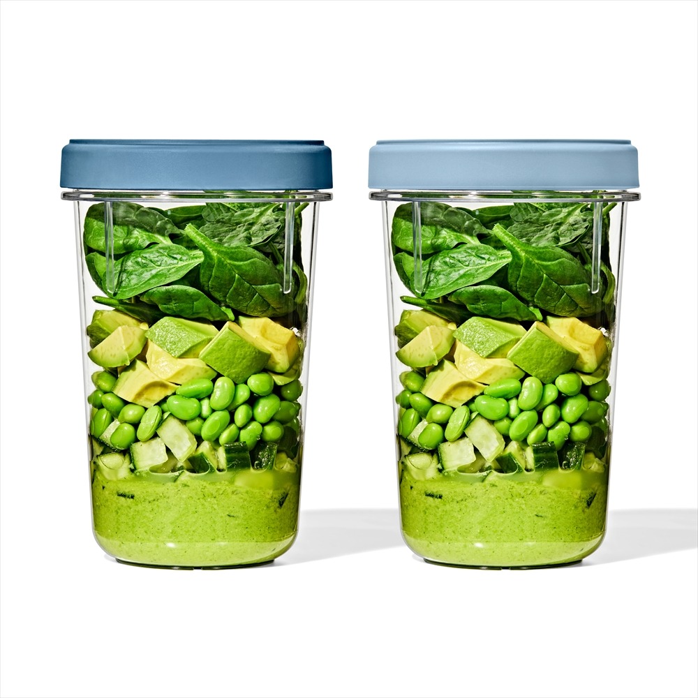 OXO オクソー ツイスト&スタックコンテナ 2ピース(1.2L) ｜ OXO