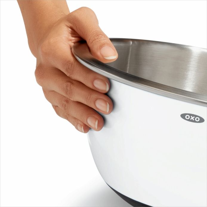 OXO オクソー ステンレス ミキシングボウル(中) ホワイト ｜ OXO