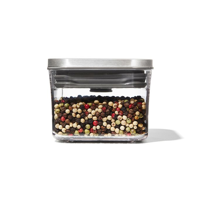 OXO オクソー ステンレスポップコンテナ スモールスクエア(ミニ)-0.4L