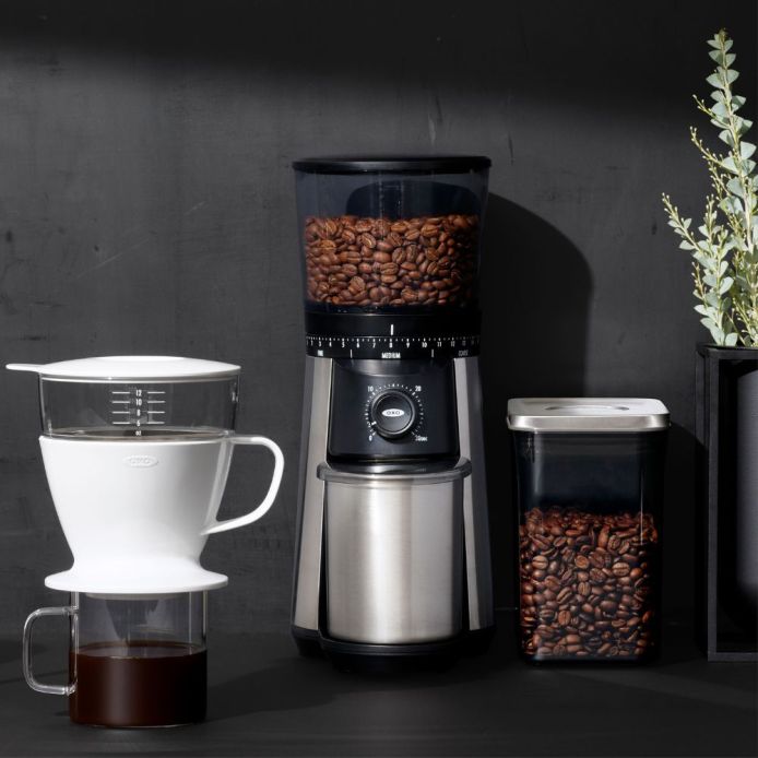 OXO オクソー コーヒー&ティーポップコンテナ レクタングル（ショート