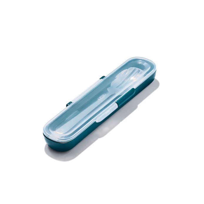 OXO オクソー プレップ&ゴーステンレスカトラリーセット(ケース付