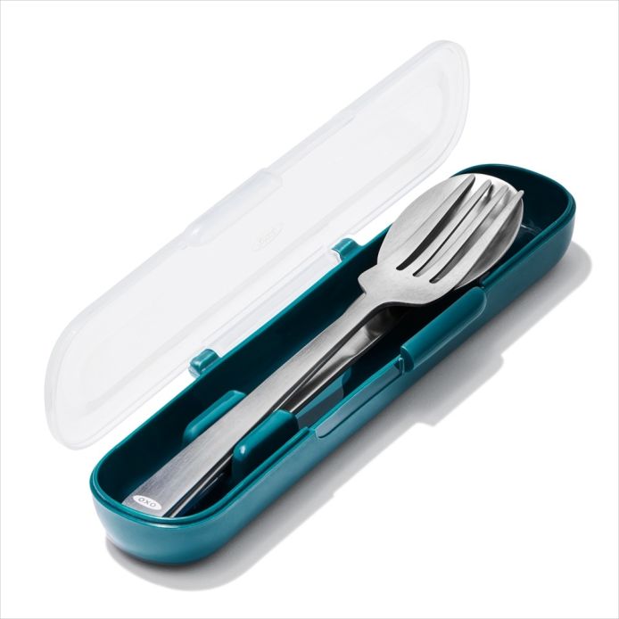 OXO オクソー プレップ&ゴーステンレスカトラリーセット(ケース付