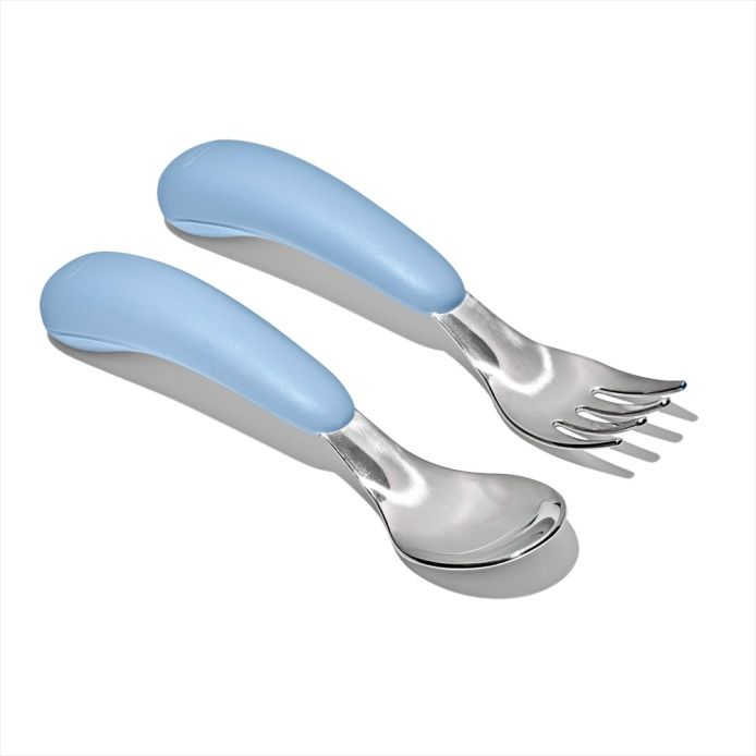 OXO オクソー Tot スプーン&フォークセット(ケース付き) ダスク ｜ OXO