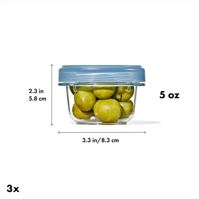 OXO オクソー ツイスト&スタックコンテナ 3ピース(148ml) ｜ OXO