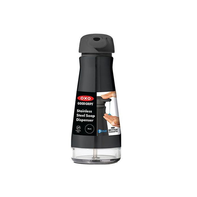 OXO オクソー ステンレスソープディスペンサー マットブラック ｜ OXO