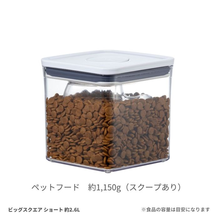 OXO オクソー ポップコンテナ ビックスクエア ショート ｜ OXO