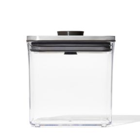 OXO オクソー ステンレスポップコンテナ レクタングル(ショート)-1.6L