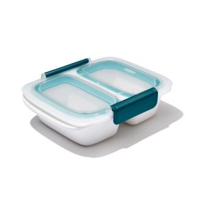 OXO オクソー プレップ&ゴー 仕切り付きコンテナ 0.4L