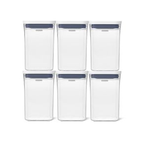 OXO オクソー ポップコンテナレクタングルショート６ピースセット