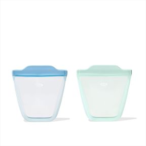 OXO オクソー Tot シリコンスタンドバッグセット オパール&ダスク