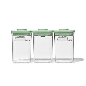 OXO オクソー ポップコンテナ3ピースセットスクープ付ピスタチオ