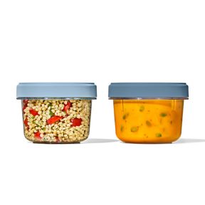 OXO オクソー ツイスト&スタックコンテナ 2ピース(592ml)
