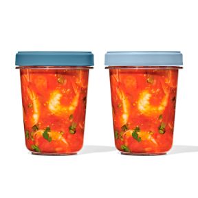 OXO オクソー ツイスト&スタックコンテナ 2ピース(946ml)