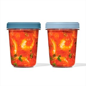 OXO オクソー ツイスト&スタックコンテナ 2ピース(946ml)
