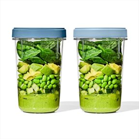 OXO オクソー ツイスト&スタックコンテナ 2ピース(1.2L)