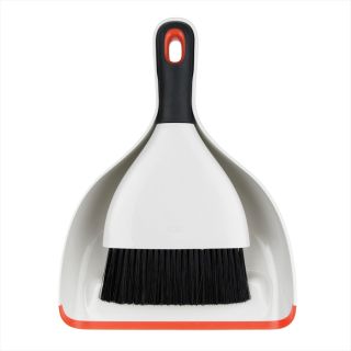 OXO オクソー ダストパン&ブラシセット オレンジ