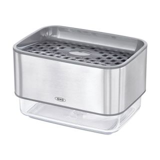 OXO オクソー スポンジホルダー(ソープディスペンサー付)