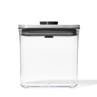 OXO オクソー ステンレスポップコンテナ レクタングル(ショート)-1.6L