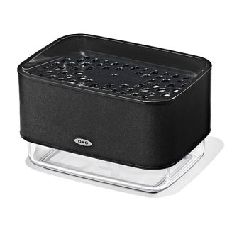 OXO オクソー スポンジホルダー(ソープディスペンサー付) マットブラック