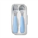 イギリス アンティーク oxo 缶 大小２個oxoボトル oxoスプーン セット OXO オクソー Tot スプーン&フォークセット(ケース付き) ダスク ｜ OXO