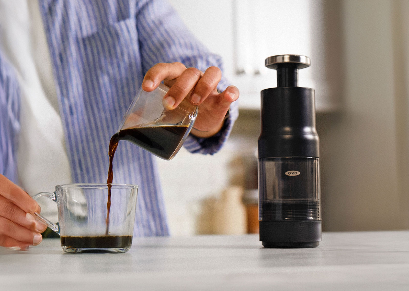 Organized containers on the shelve
